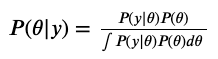 Bayes' thm with integral